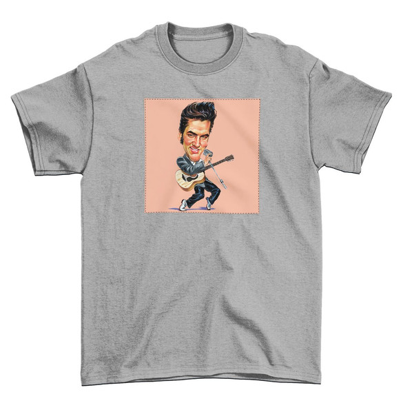 Koszulka z naszywką Elvis Presley 02