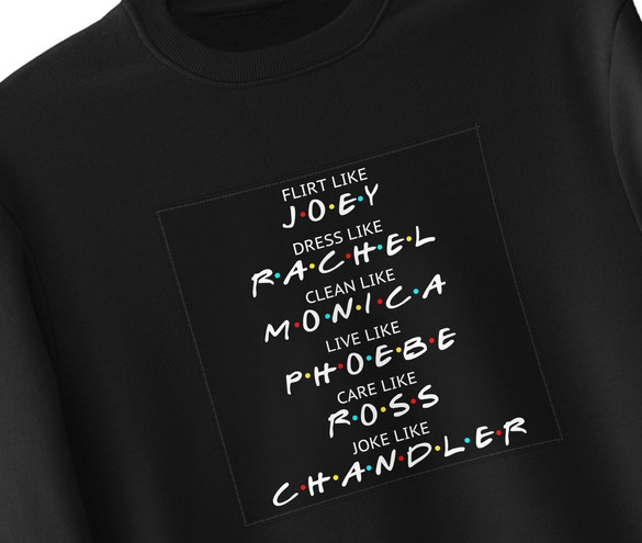 Bluza z naszywką Friends act like