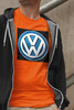 Koszulka z naszywką Volkswagen logo black