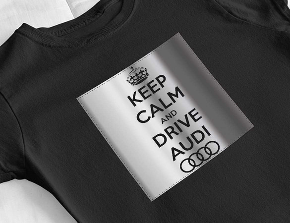 Bluzka damska z naszywką Audi Keep Calm