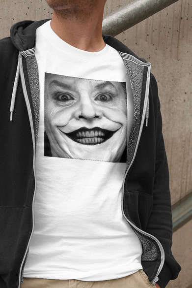 Koszulka z naszywką Joker Jack Nicholson 01