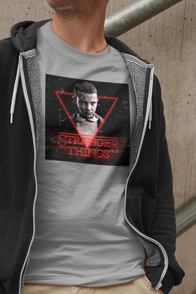 Koszulka z naszywką Stranger Things Eleven