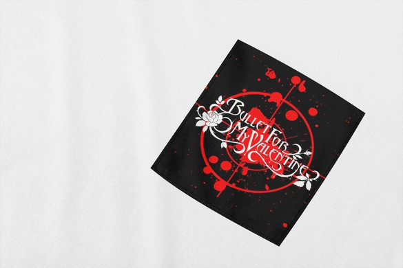 Koszulka z kieszonką Bullet For My Valent.