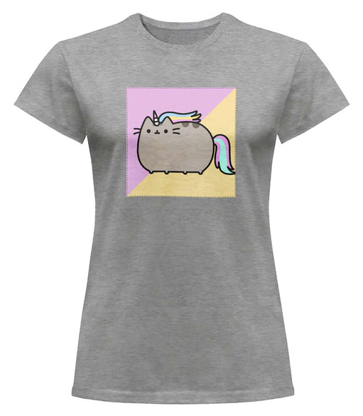 Bluzka damska z naszywką Cat Unicorne 01