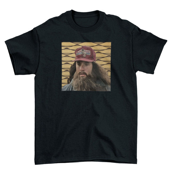 Koszulka z naszywką Forrest Gump beard