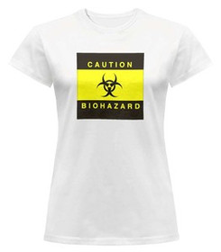 Bluzka damska z naszywką Biohazard 02