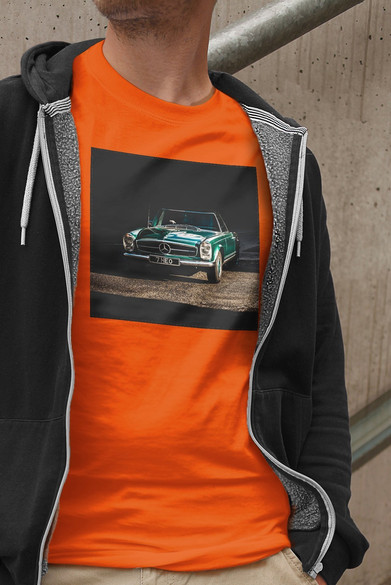 Koszulka z naszywką Mercedes classic