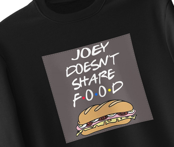 Bluza z naszywką Friends food