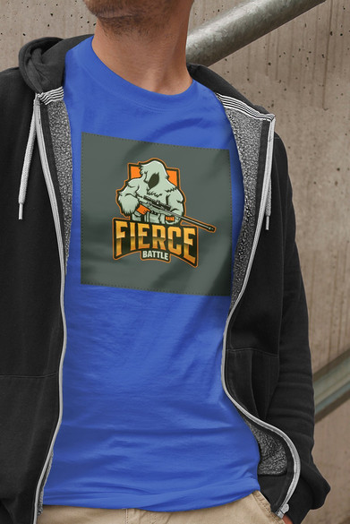 Koszulka z naszywką  FIERCE BATTLE