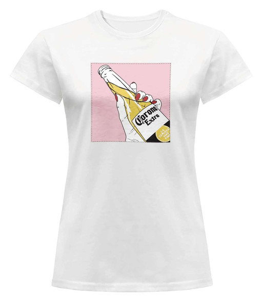 Bluzka damska z naszywką CORONA Extra