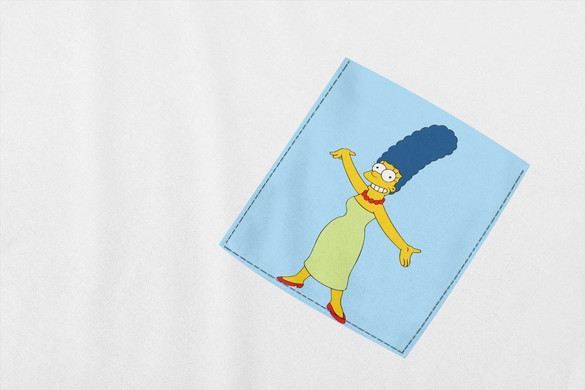 Koszulka z kieszonką MARGE SIMPSON