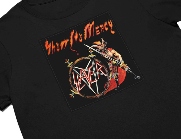 Koszulka z naszywką Slayer Show no mercy