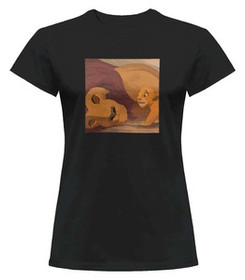 Bluzka damska z naszywką Mufasa dies