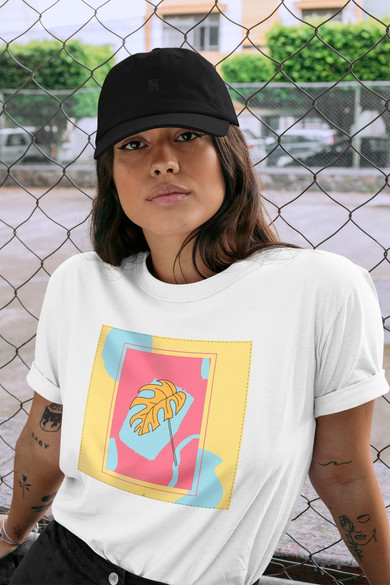 Koszulka z naszywką Monstera