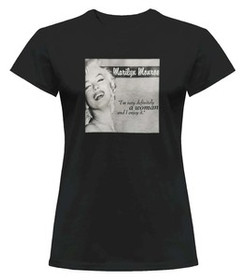 Bluzka damska z naszywką Marilyn Monroe 02