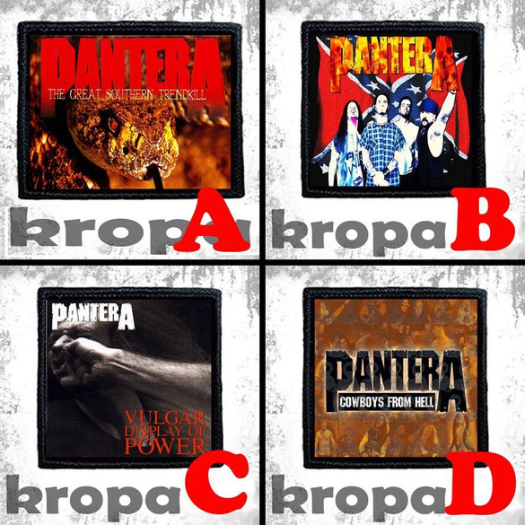 Naszywka PANTERA 10 x 10 cm  Dużo Wzorów!