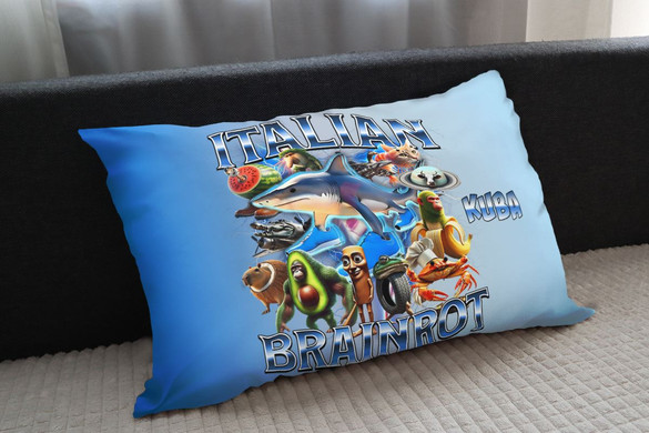 Poduszka Italian Brainrot Ekipa większa Stworków włoskich brainrotów