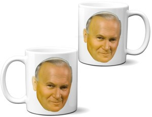 Kubek Jan Paweł 2 Twarz JP2