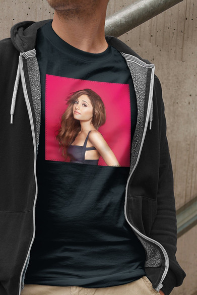 Koszulka z naszywką ARIANA GRANDE 05