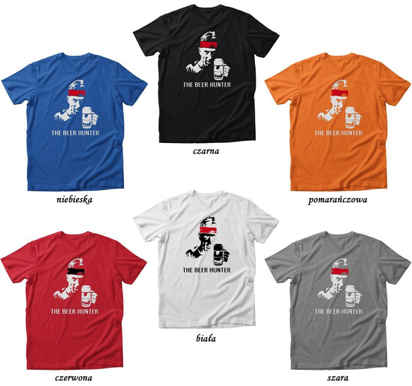 Koszulka Beer Hunter + Twój napis
