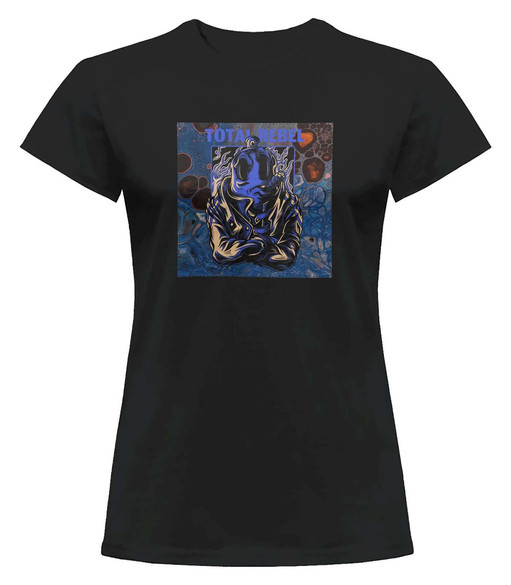 Bluzka damska z naszywką TOTAL REBEL