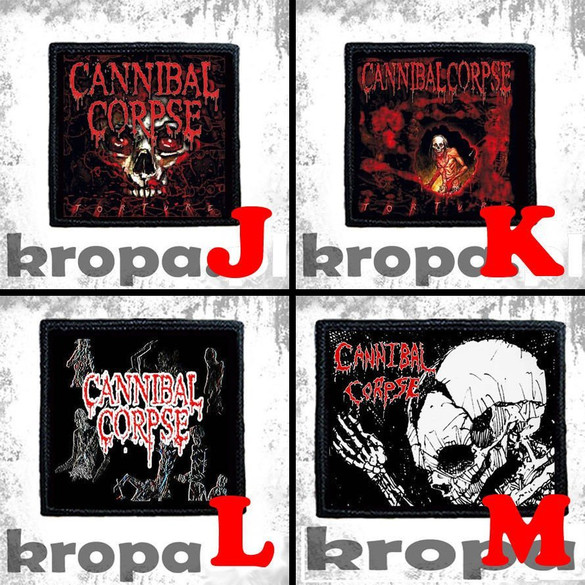 Naszywka CANNIBAL CORPSE 8 X 8 cm Dużo Wzorów!