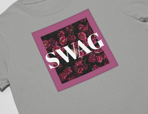 Koszulka z naszywką SWAG