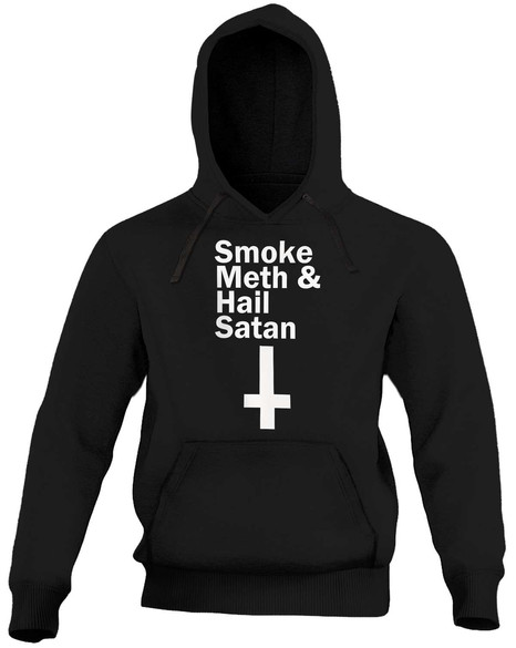 Bluza Smoke meth & Hail Satan + Twój napis
