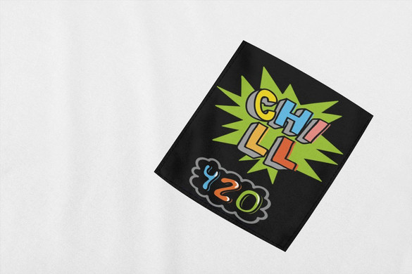 Koszulka z kieszonką CHILL 420 TRAWKA