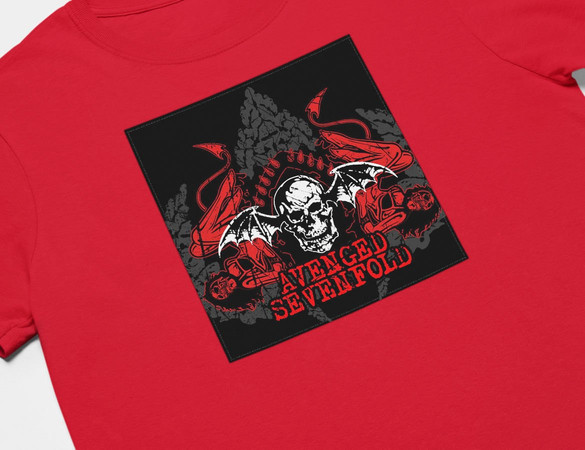Koszulka z naszywką Avenged Sevenfold 01