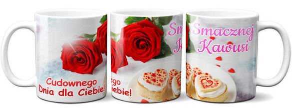Kubek SMACZNEJ KAWUSI ŚMIESZNY na Prezent +imię