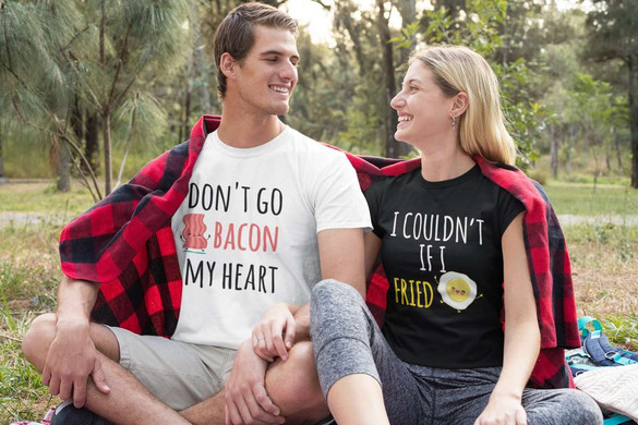 Koszulka Don't go BACON my heart DLA NIEGO