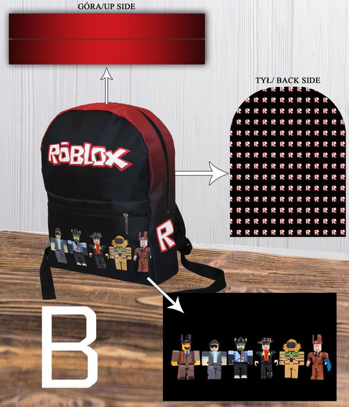 Plecak Szkolny Roblox Wzory! FullPrint!
