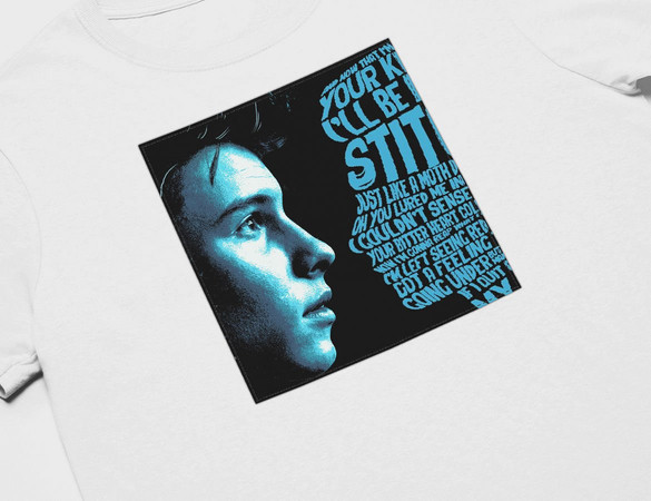 Koszulka z naszywką Shawn Mendes 02