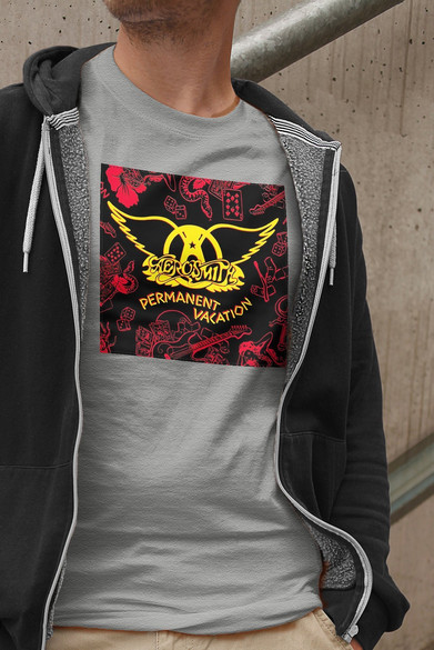 Koszulka z naszywką AEROSMITH 