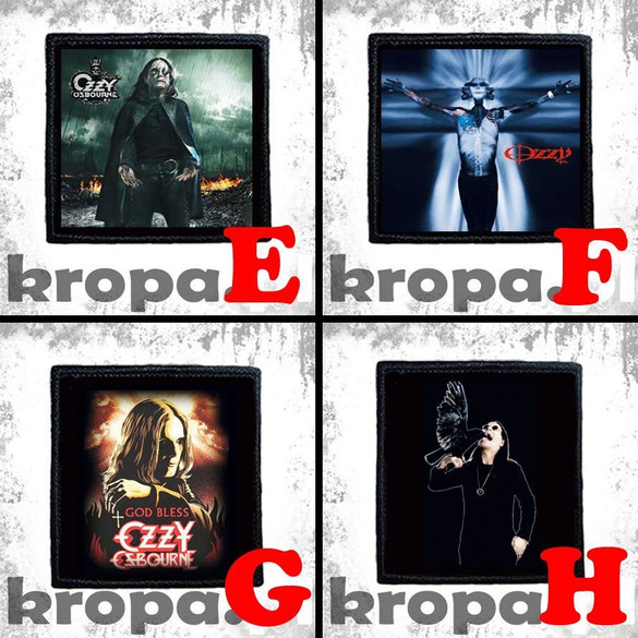Naszywka OZZY OSBOURNE 8 X 8 cm Dużo Wzorów!