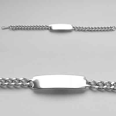 Bransoleta BEZ NAPISU (blacha)