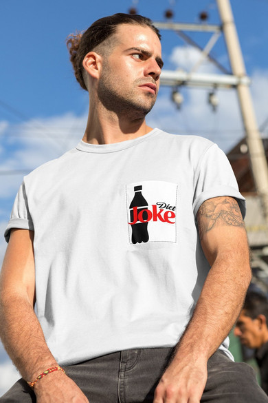 Koszulka z kieszonką DIET JOKE