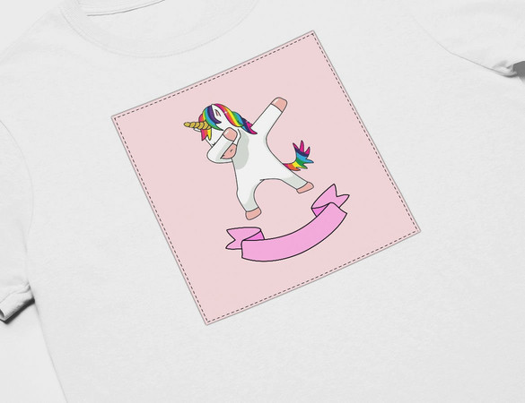 Koszulka z naszywką Unicorne 05