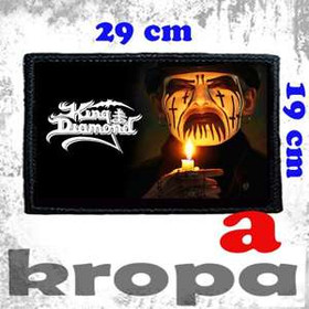 Naszywka duża na ubranie KING DIAMOND