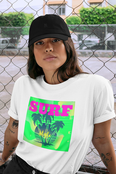 Koszulka z naszywką Surf