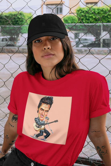 Koszulka z naszywką Elvis Presley 02