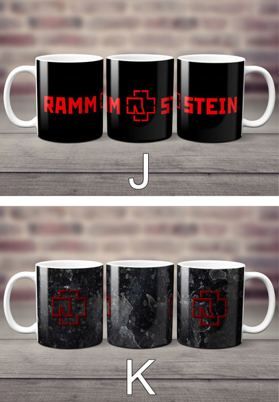 Zestaw RAMMSTEIN poduszka+kubek+GRATIS  WZORY