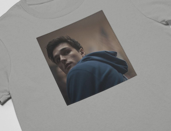 Koszulka z naszywką Euphoria Nate