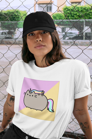 Koszulka z naszywką Cat Unicorne 01