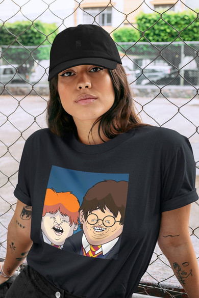 Koszulka z naszywką  Harry Potter parody