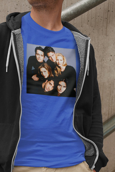 Koszulka z naszywką Friends squad