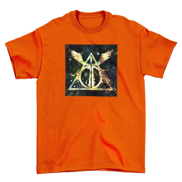 Koszulka z naszywką  Harry Potter insygnia