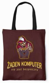 Torba na ramię Żaden Komputer DODAJ NAPIS!