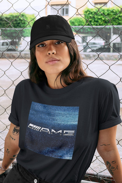 Koszulka z naszywką Mercedes AMG